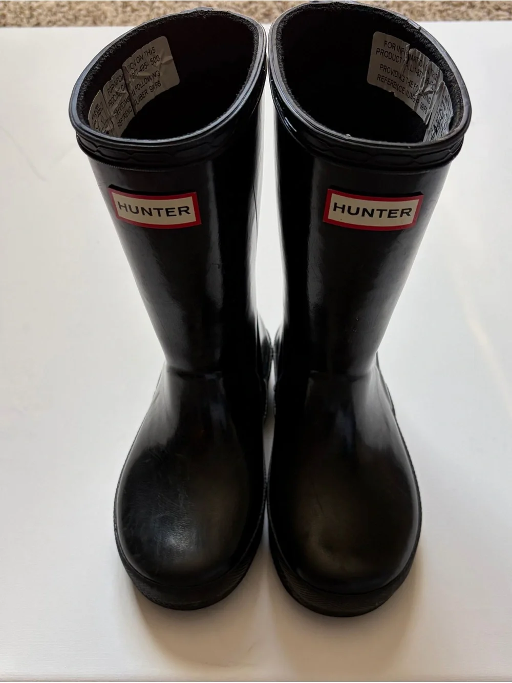 Little kids Unisex Hunter Boots in great shape and with box!